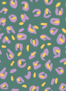 Tres Tintas Carta da parati Funky Leopard - Turquoise