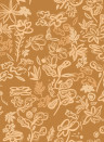 Tres Tintas Tapete Crazy Flowers - Ocher