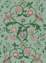 Coordonné Papier peint Antwerp Damask - Sage