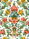 Coordonné Wallpaper Aranjuez Damask - Coral