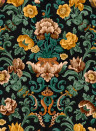Coordonné Wallpaper Aranjuez Damask - Onyx