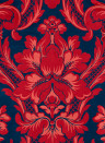Coordonné Carta da parati Venetian Damask - Vermilion