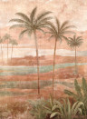 Coordonne Mural Draa Palms - Rose