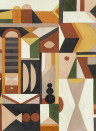 Coordonne Mural Amasigh Pottery - Leaves