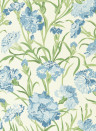 Harlequin Wallpaper Fleur de Joie - French Blue/ Succulent/ Soft Focus