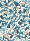 Harlequin Wallpaper Tree Tops - Midnight/ Positano/ Cornflower