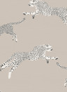 Jannelli & Volpi Wallpaper Leaping Cheetah Grasscloth - 26023