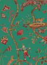 Jannelli & Volpi Wallpaper Chinoise Exotique Silk - 26029