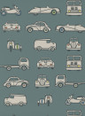 Little Greene Carta da parati Road Trip - Pleat