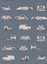 Little Greene Carta da parati Road Trip - Juniper Ash
