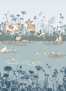 Little Greene Papier peint Riverside Capers - Moo