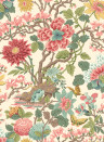 GP & J Baker Wallpaper Little Magnolia - Rose Madder