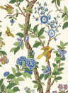 GP & J Baker Tapete Eldon - Green/ Blue
