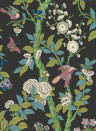 GP & J Baker Tapete Eldon - Charcoal/ Emerald