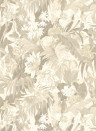 GP & J Baker Wallpaper Tropical Floral - Stone
