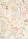 Majvillan Tapete Jungle Glow - Sandy Beige
