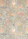 Majvillan Tapete Jungle Glow - Tropical Blue
