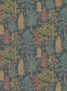 Osborne & Little Tapete Vana - Pine/ Olive