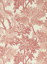 Sanderson Wallpaper Tapestry Trees - Berry/ Pink Clay