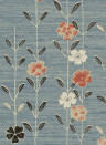 Lewis & Wood Carta da parati Blossom - Coral Sea