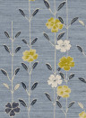 Lewis & Wood Carta da parati Blossom - Saffron Sky