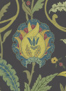 Lewis & Wood Carta da parati Ipek Damask - Black/ Gold