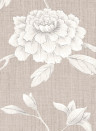 Lewis & Wood Carta da parati Jasper Peony - Almond