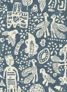 Lewis & Wood Carta da parati Minna Maze - Marmara