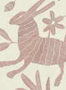 Lewis & Wood Carta da parati Otomi - Bunny Pink