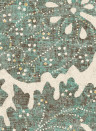 Lewis & Wood Carta da parati Pomegranate - Verdigris