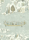 Lewis & Wood Carta da parati Regatta - Aqua Vita
