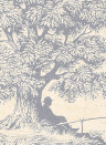 Lewis & Wood Wallpaper Royal Oak - Aerial