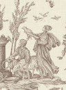 Lewis & Wood Tapete Toile Baptiste - Marron