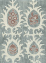 Lewis & Wood Carta da parati Tribal - Monsoon Blue
