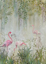 NLXL Papier peint panoramique Flamingo Garden - 03 Drops