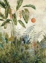 Coordonné Wandbild Aduanero Bamboo - Cactus