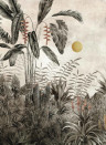 Coordonné Wandbild Aduanero Bamboo - Carbón