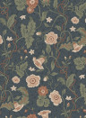 Sandberg Wallpaper Ulla - Midnight & Blue