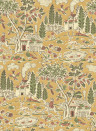 GP & J Baker Wallpaper Home Park - Ochre
