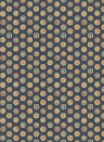 GP & J Baker Carta da parati Court Buttons - Indigo
