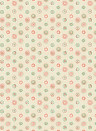 GP & J Baker Carta da parati Court Buttons - Pink/ Green