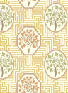 GP & J Baker Tapete Royal Maze - Ochre