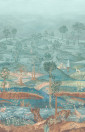 GP & J Baker Papier peint Royal Park - Teal