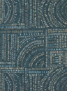 Harlequin Wallpaper Frescoes - Sapphire/ Kyanite/ Quartz