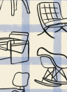 Coordonné Papier peint Icónicos - Blue