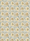 GP & J Baker Tapete Cecily - Ochre/ Teal