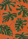Tres Tintas Tapete Monstera - Naranja