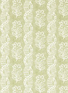 Zoffany Papier peint Dabu Stripe - Pale Olive