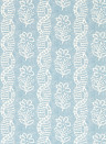 Zoffany Papier peint Dabu Stripe - Wedgwood Blue
