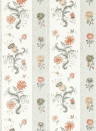 Zoffany Tapete Papaver Stripe - Tuscan Pink/ Nimbus
